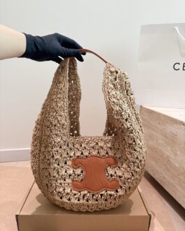 Celine Raffia Woven Bag
