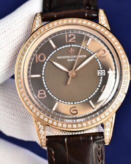 watch with italian calfskin strap