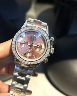 newest ladies watch, fully hand set diamonds