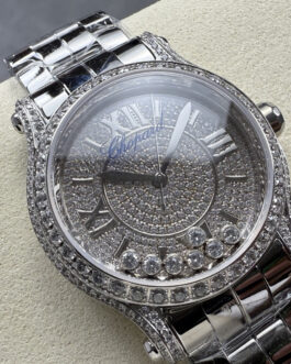 Ladies Happy Diamonds 36mm Silver