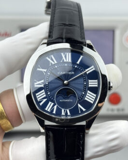 blue drive de cartier watch
